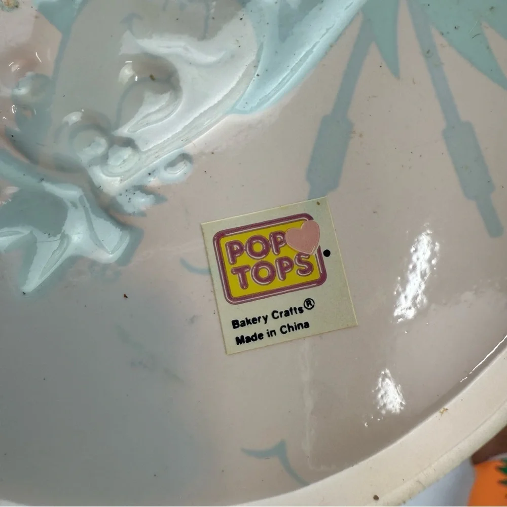 New Pop Tops Bakery Crafts Vintage Cake Topper Grumpy Fisherman